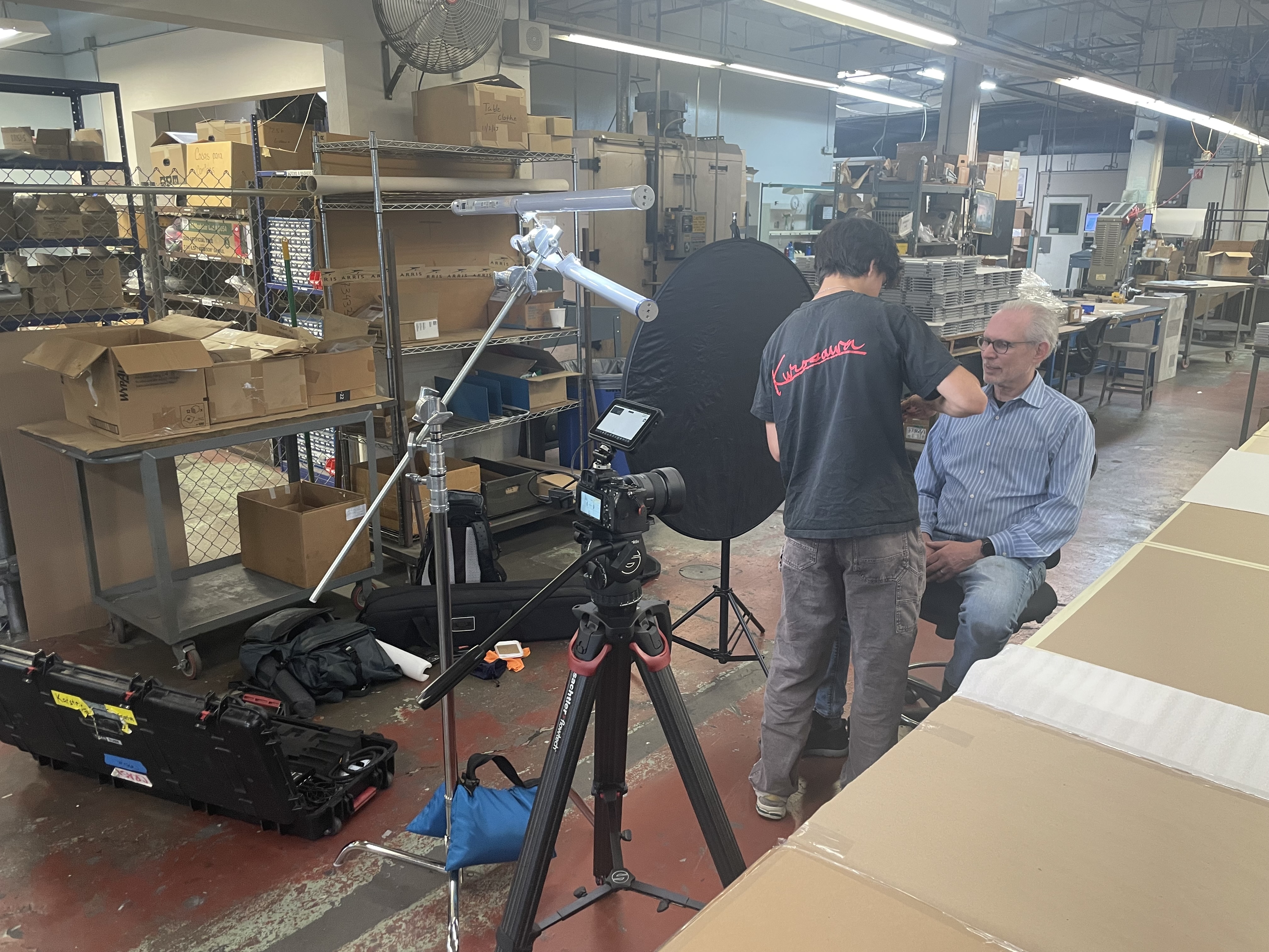 Filming Launch Video